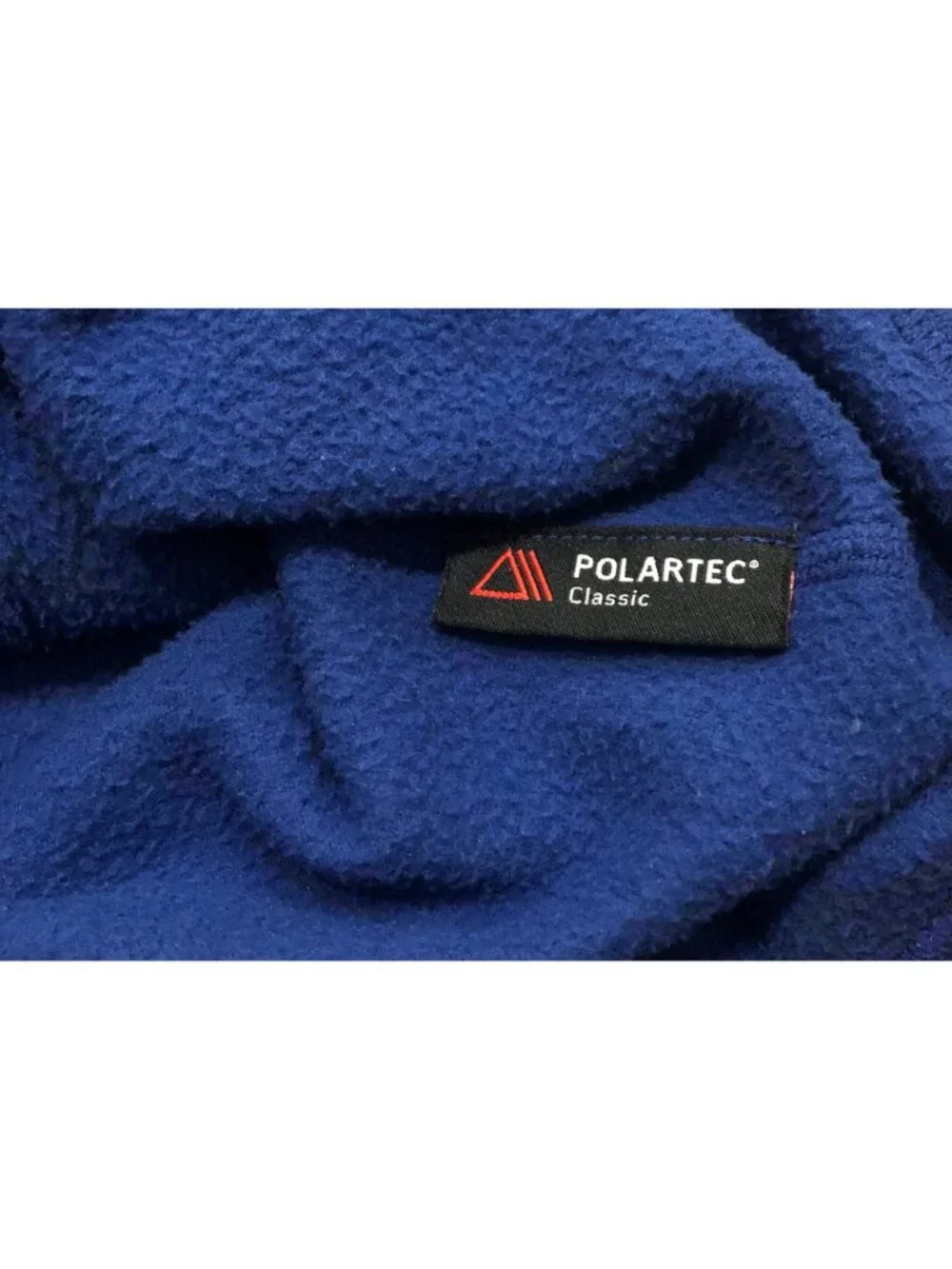 The North Face Womens Medium Blue Full Zip Fleece Hooded Jacked White Falcon